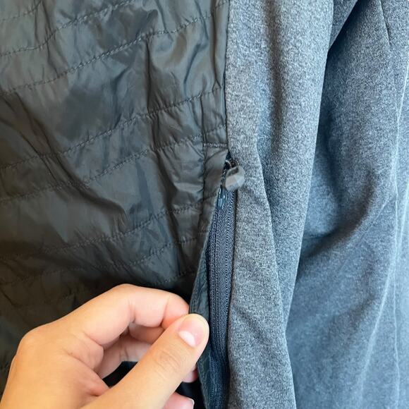 Mammut Teewinot Hybrid Insulated Fleece Jacket Full Zip Gray Nylon Outdoor XL - Picture 6 of 12